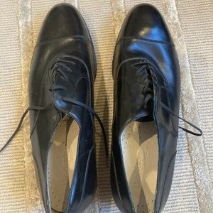 Rockport Mens Laced Black Dress Shoe Eur Size 47